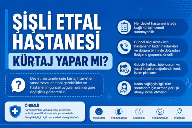 şişli etfal hastanesi kürtaj