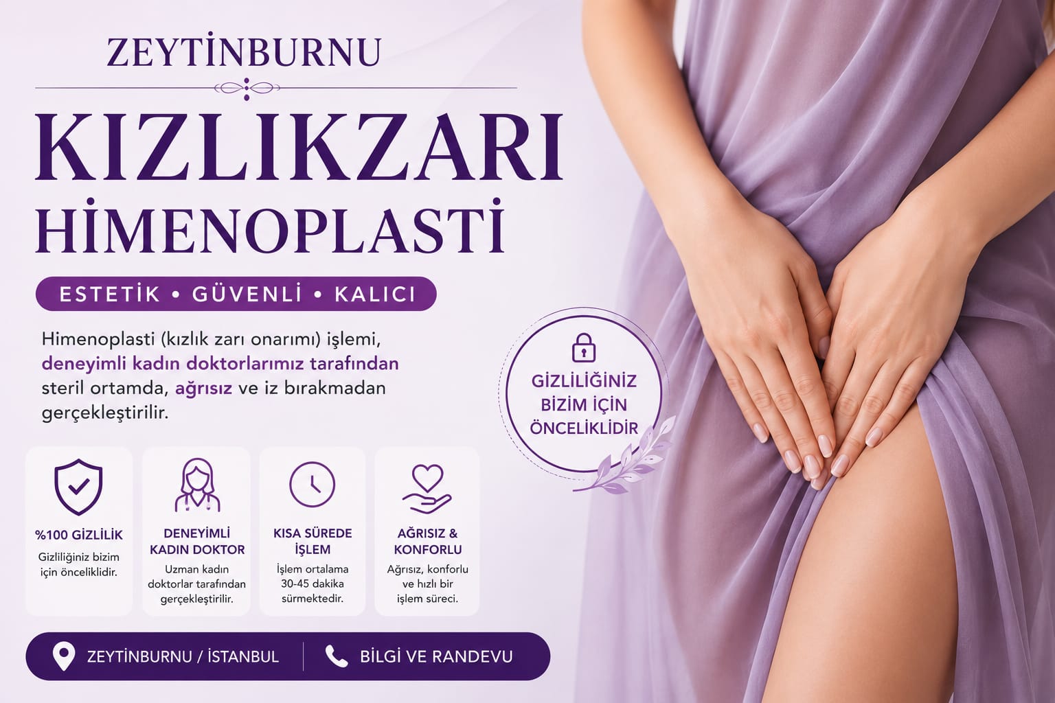 zeytinburnu kızlık zarı dikimi